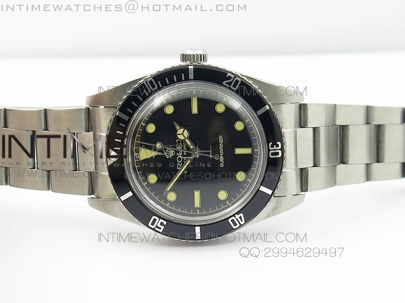 Vintage 6536 Submariner No Date SS On SS Bracelet A2836