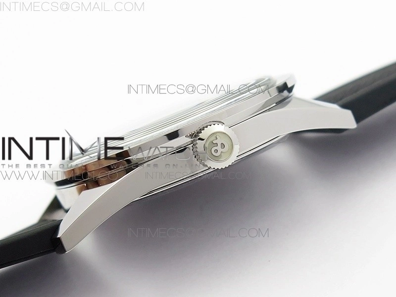 Vintage BR123 SS Black Dial on Black Rubber Strap MIYOTA 9015