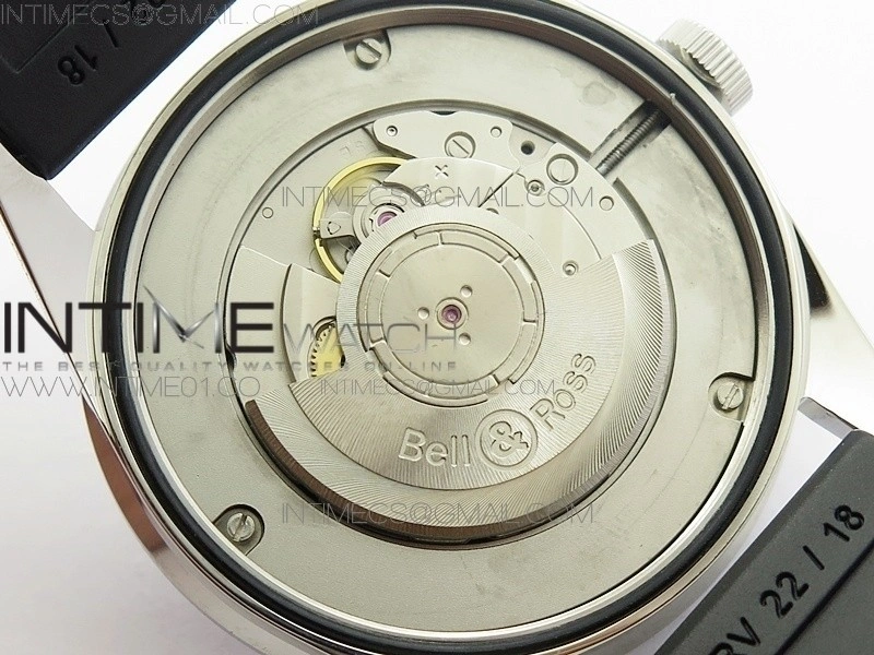 Vintage BR123 SS Brown Dial on Black Rubber Strap MIYOTA 9015