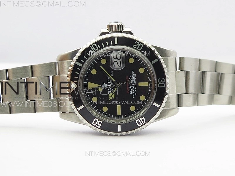 Vintage Submariner 1680 SS B12 Best Edition Black Dial on SS Bracelet A2836