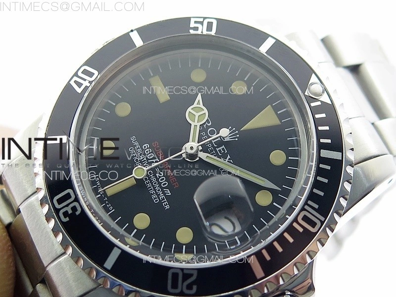 Vintage Submariner 1680 SS B12 Best Edition Black Dial on SS Bracelet A2836