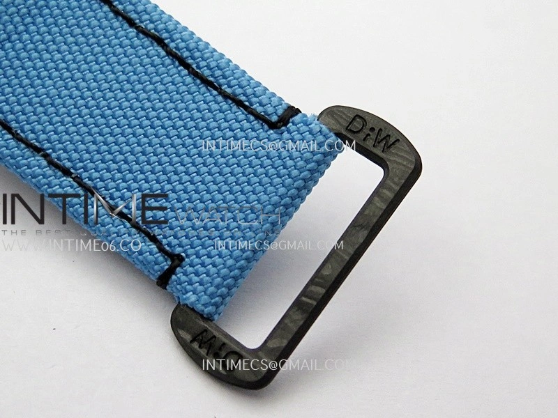 Daytona DIW Carbon Blue Handset GETF Best Edition Skeleton Dial On Blue Nylon Strap SA4130