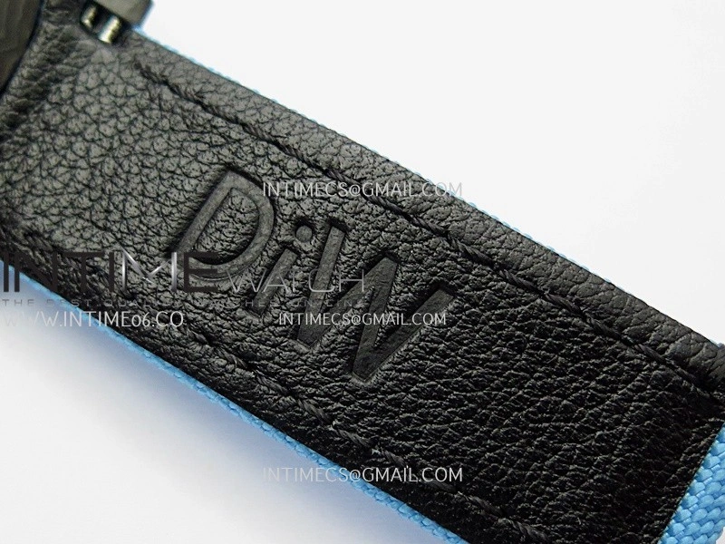 Daytona DIW Carbon Blue Handset GETF Best Edition Skeleton Dial On Blue Nylon Strap SA4130