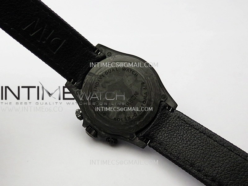 Daytona DIW Carbon Red Handset GETF Best Edition Skeleton Dial On Black Nylon Strap SA4130
