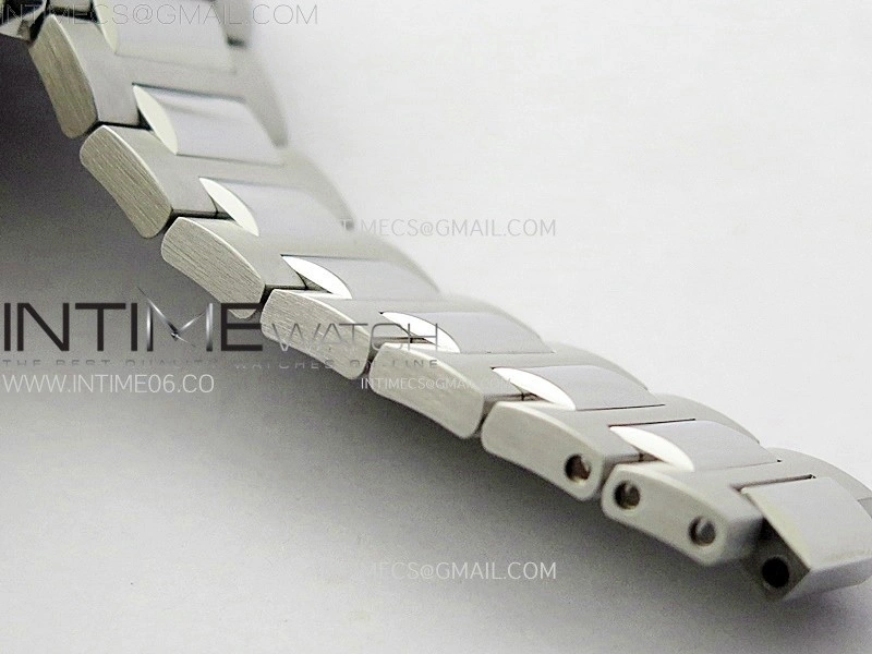Portuguese IW371604 SS ZF 1:1 Best Edition White Dial Rose Gold Markers on SS Bracelet A96355