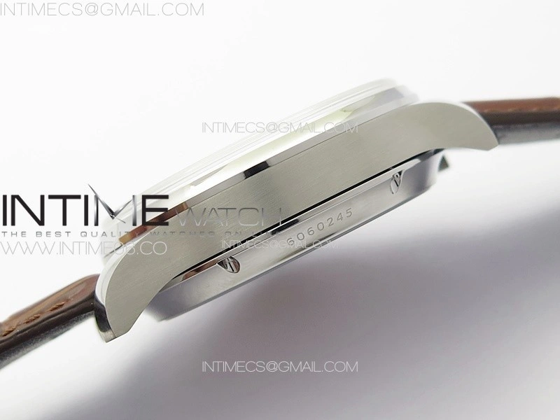 Portuguese IW503307 Real PR SS APSF 1:1 Best Edition White Dial On Brown Leather Strap A52610