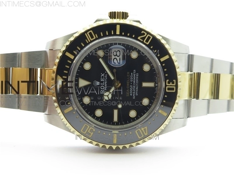 SEA-DWELLER TWO TONE SS YG 126603 BP 1:1 BEST EDITION 904L SS YG CASE AND BRACELET A2824