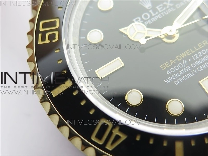 SEA-DWELLER TWO TONE SS YG 126603 BP 1:1 BEST EDITION 904L SS YG CASE AND BRACELET A2824