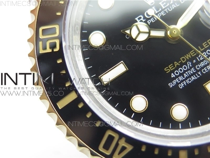 SEA-DWELLER TWO TONE SS YG 126603 BP 1:1 BEST EDITION 904L SS YG CASE AND BRACELET A2824
