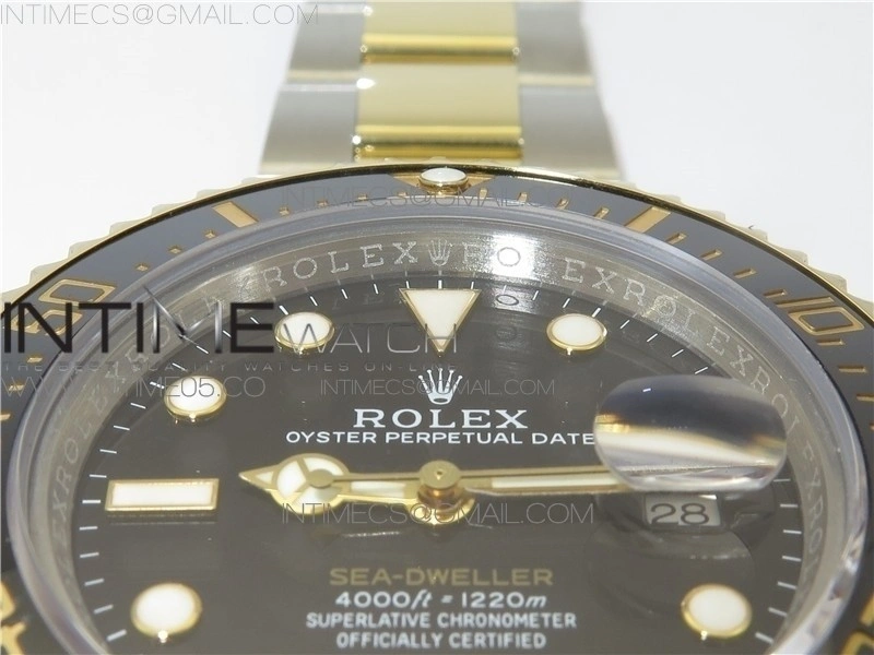 SEA-DWELLER TWO TONE SS YG 126603 BP 1:1 BEST EDITION 904L SS YG CASE AND BRACELET A2824