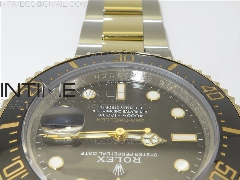 SEA-DWELLER TWO TONE SS YG 126603 BP 1:1 BEST EDITION 904L SS YG CASE AND BRACELET A2824