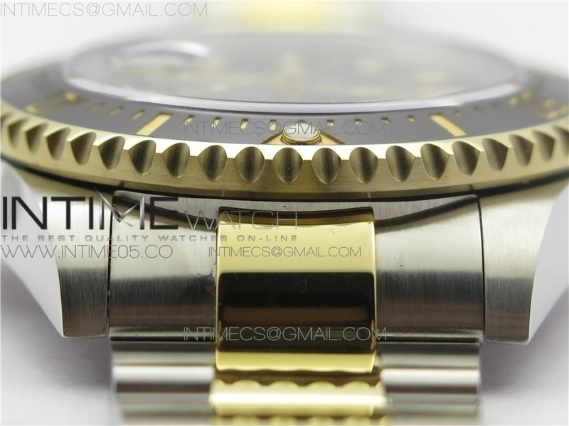SEA-DWELLER TWO TONE SS YG 126603 BP 1:1 BEST EDITION 904L SS YG CASE AND BRACELET A2824