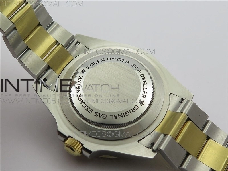 SEA-DWELLER TWO TONE SS YG 126603 BP 1:1 BEST EDITION 904L SS YG CASE AND BRACELET A2824