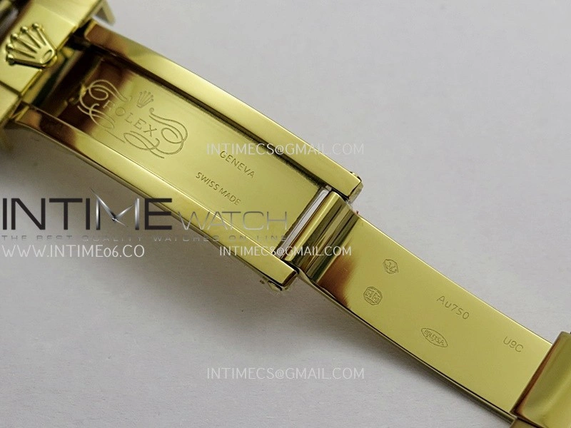 Daytona 126518 UFO Gain Weight 1:1 Best Edition Gold Dial Black Subdial On Oysterflex Rubber Strap UF4131