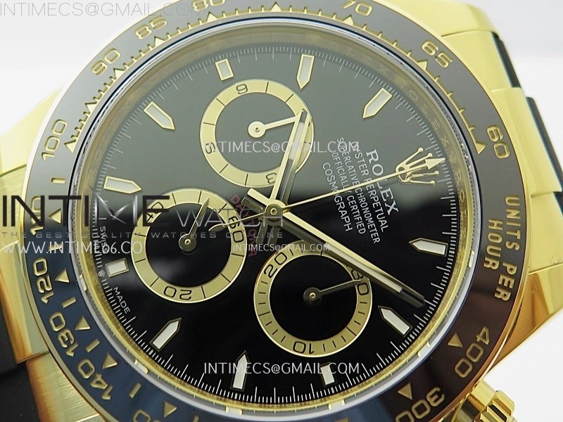 Daytona 126518 Gain Weight APSF 1:1 Best Edition Black Dial Sticks Markers on Oysterflex Strap SH4131