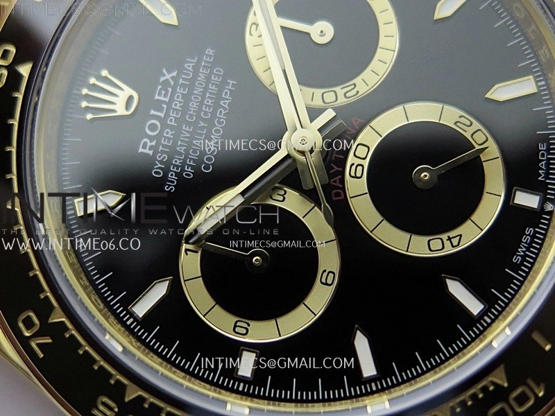 Daytona 126518 Gain Weight APSF 1:1 Best Edition Black Dial Sticks Markers on Oysterflex Strap SH4131