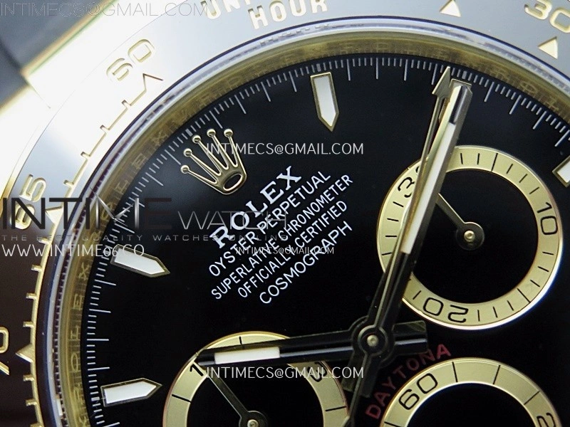 Daytona 126518 Gain Weight APSF 1:1 Best Edition Black Dial Sticks Markers on Oysterflex Strap SH4131