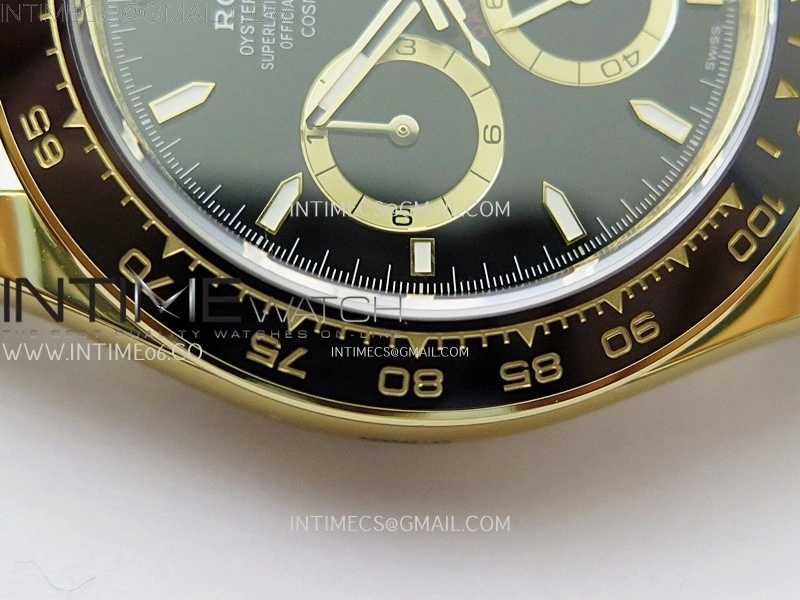 Daytona 126518 Gain Weight APSF 1:1 Best Edition Black Dial Sticks Markers on Oysterflex Strap SH4131
