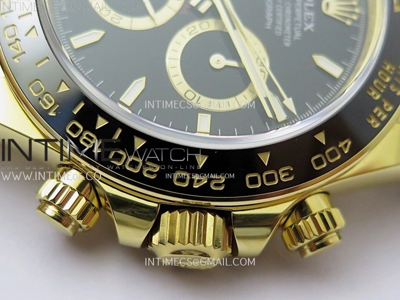 Daytona 126518 Gain Weight APSF 1:1 Best Edition Black Dial Sticks Markers on Oysterflex Strap SH4131