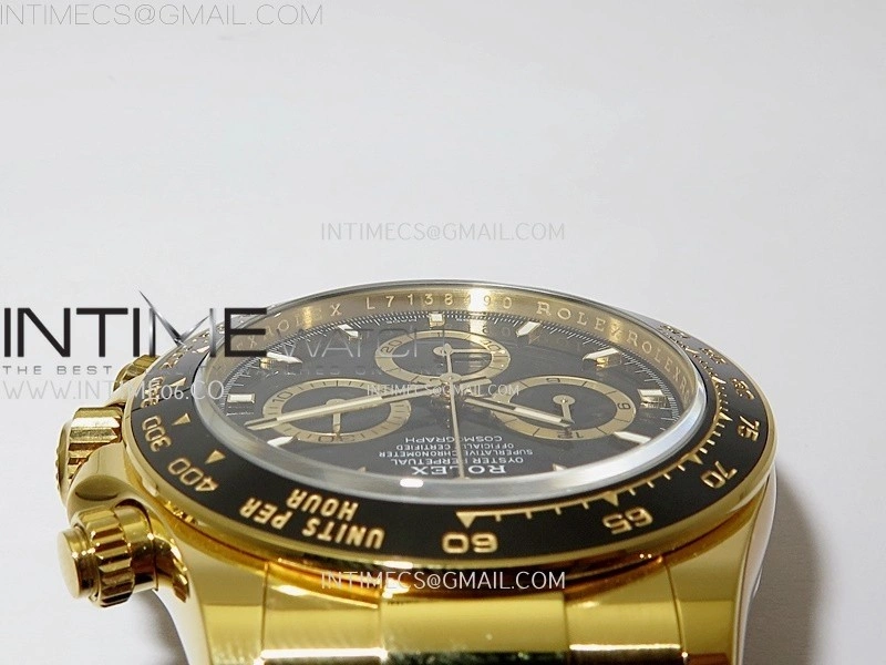 Daytona 126518 Gain Weight APSF 1:1 Best Edition Black Dial Sticks Markers on Oysterflex Strap SH4131