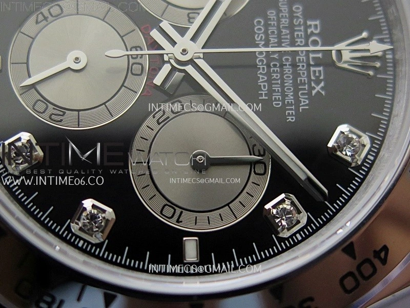 Daytona 126505 Gain Weight QF 1:1 Best Edition Bright Black Dial Silver Subdial on Bracelet SH4131 V6