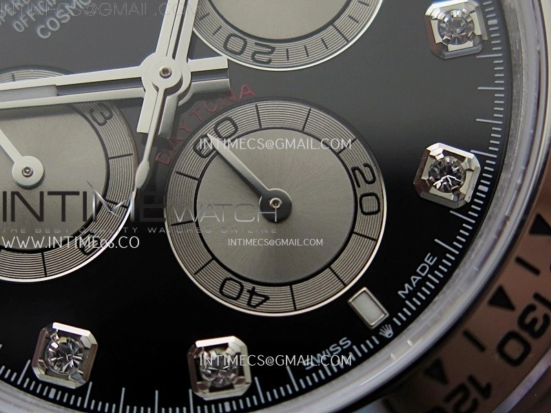 Daytona 126505 Gain Weight QF 1:1 Best Edition Bright Black Dial Silver Subdial on Bracelet SH4131 V6