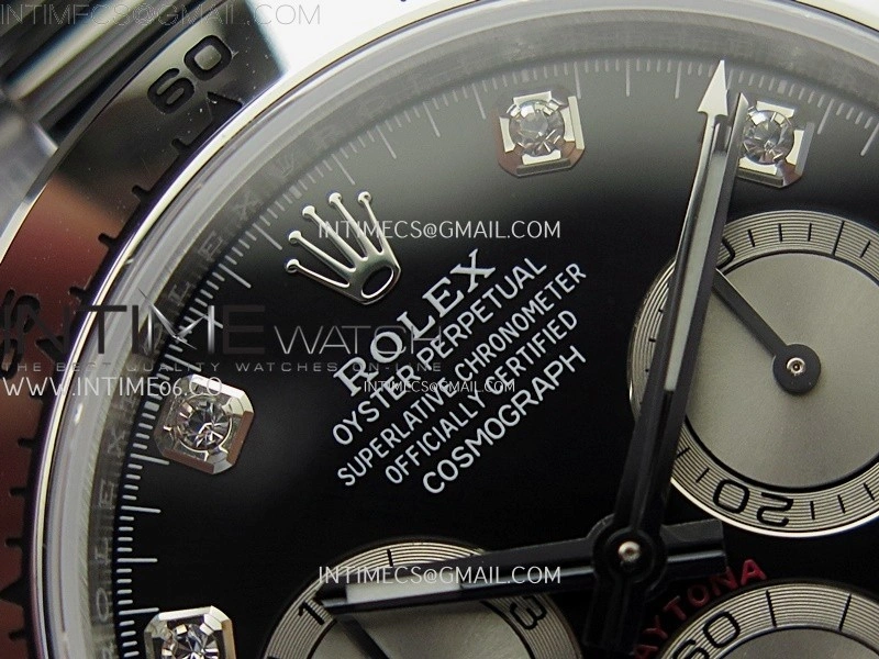 Daytona 126505 Gain Weight QF 1:1 Best Edition Bright Black Dial Silver Subdial on Bracelet SH4131 V6