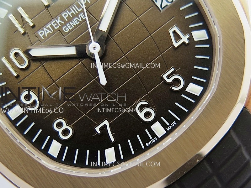 Aquanaut 5167 Gain Weight RG DDF 1:1 Best Edition Brown Dial On Brown Rubber Strap Super Clone DD330