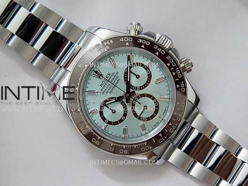 Daytona 126506 Gain Weight UFO 1:1 Best Edition Ice Blue Dial T Diamond Markers On SS Bracelet UF4131