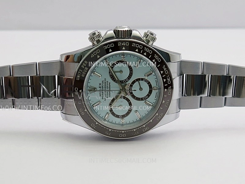 Daytona 126506 Gain Weight UFO 1:1 Best Edition Ice Blue Dial T Diamond Markers On SS Bracelet UF4131