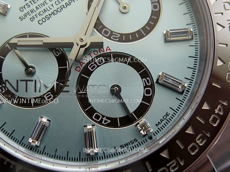 Daytona 126506 Gain Weight UFO 1:1 Best Edition Ice Blue Dial T Diamond Markers On SS Bracelet UF4131