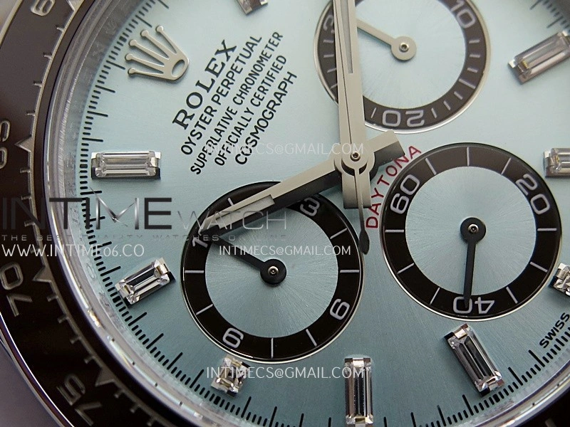 Daytona 126506 Gain Weight UFO 1:1 Best Edition Ice Blue Dial T Diamond Markers On SS Bracelet UF4131