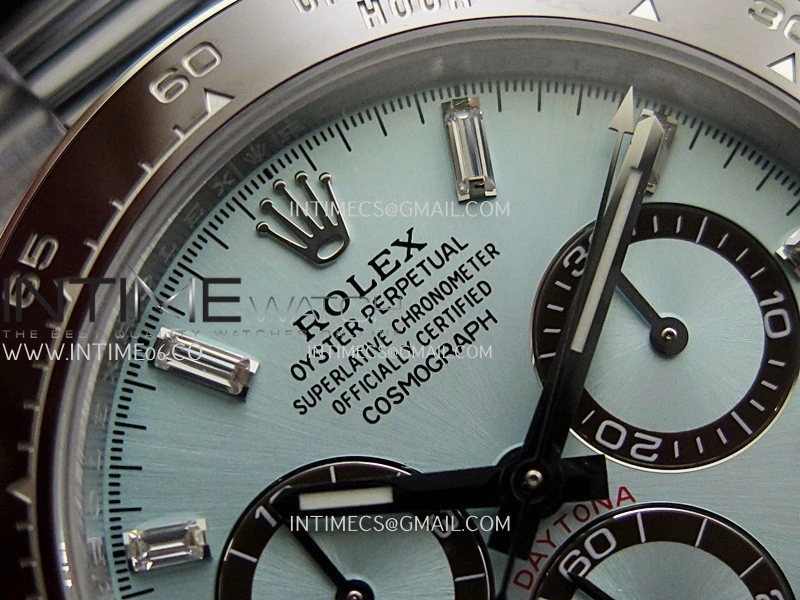 Daytona 126506 Gain Weight UFO 1:1 Best Edition Ice Blue Dial T Diamond Markers On SS Bracelet UF4131