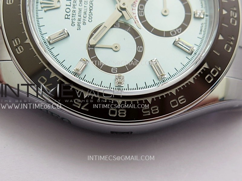 Daytona 126506 Gain Weight UFO 1:1 Best Edition Ice Blue Dial T Diamond Markers On SS Bracelet UF4131