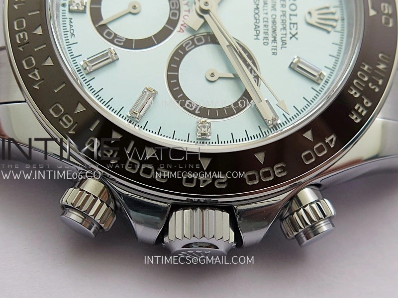 Daytona 126506 Gain Weight UFO 1:1 Best Edition Ice Blue Dial T Diamond Markers On SS Bracelet UF4131