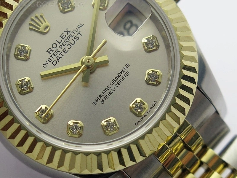 Datejust 28mm 279173 SS YG BP Best Edition Silver Crystals Markers Dial on SS YG Jubilee Bracelet ETA2671