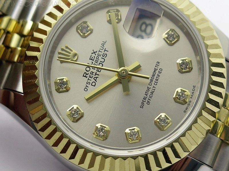 Datejust 28mm 279173 SS YG BP Best Edition Silver Crystals Markers Dial on SS YG Jubilee Bracelet ETA2671