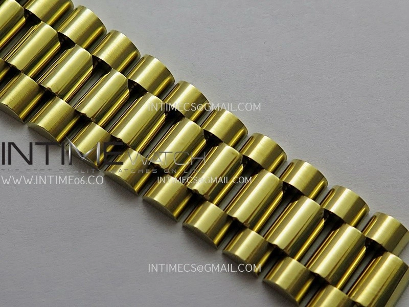 Day Date 128348 YG Gain Weight KF 1:1 White MOP Dial T Diamond Marker On President Bracelet A2836
