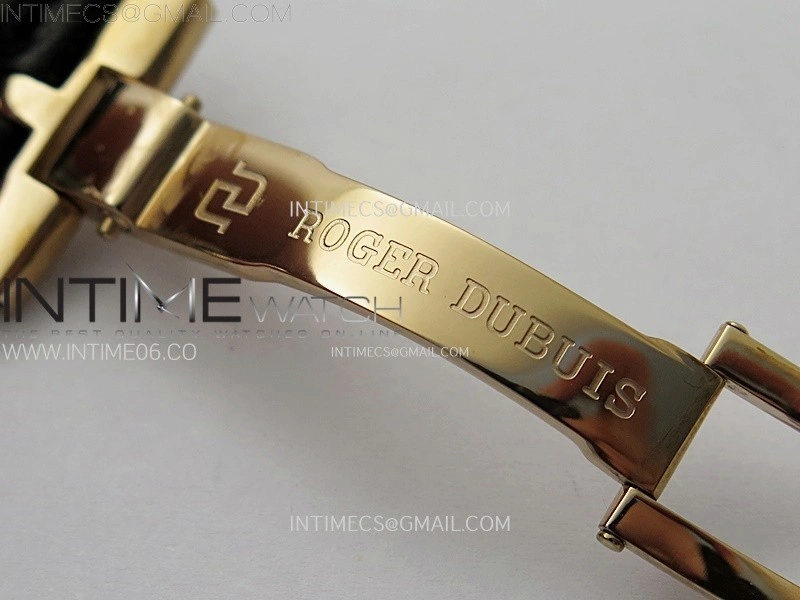 Excalibur Rddbex0250 RG YSF Best Edition Black Dial on Black Leather Strap Asian RD100 Double Tourbillon