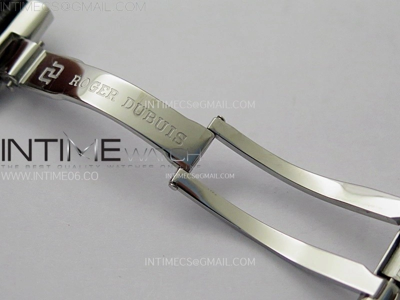 Excalibur Rddbex0250 SS YSF Best Edition White Dial on Black Leather Strap Asian RD100 Double Tourbillon