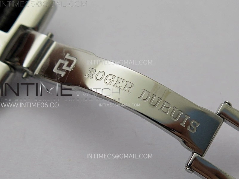 Excalibur Rddbex0250 SS YSF Best Edition White Dial on Black Leather Strap Asian RD100 Double Tourbillon