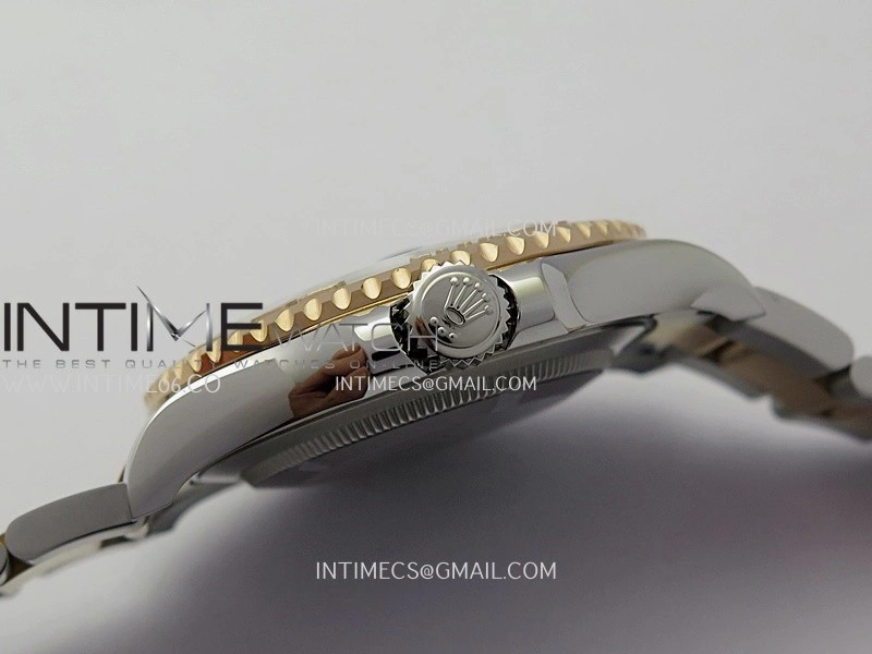 Yacht-Master 126621 SS RG TWSF 1:1 Best Edition Black Dial On SS RG Bracelet SA3235