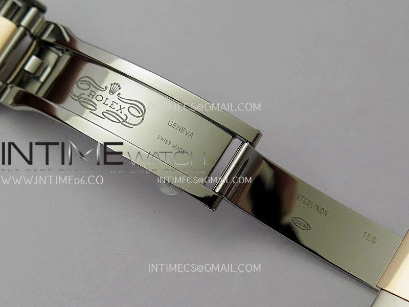 Yacht-Master 126621 SS RG TWSF 1:1 Best Edition Black Dial On SS RG Bracelet SA3235