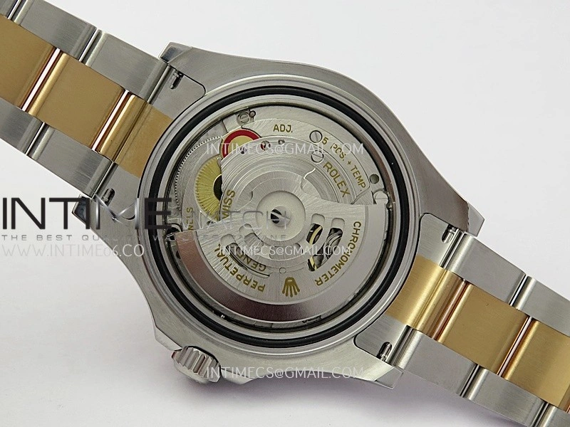 Yacht-Master 126621 SS RG TWSF 1:1 Best Edition Black Dial On SS RG Bracelet SA3235