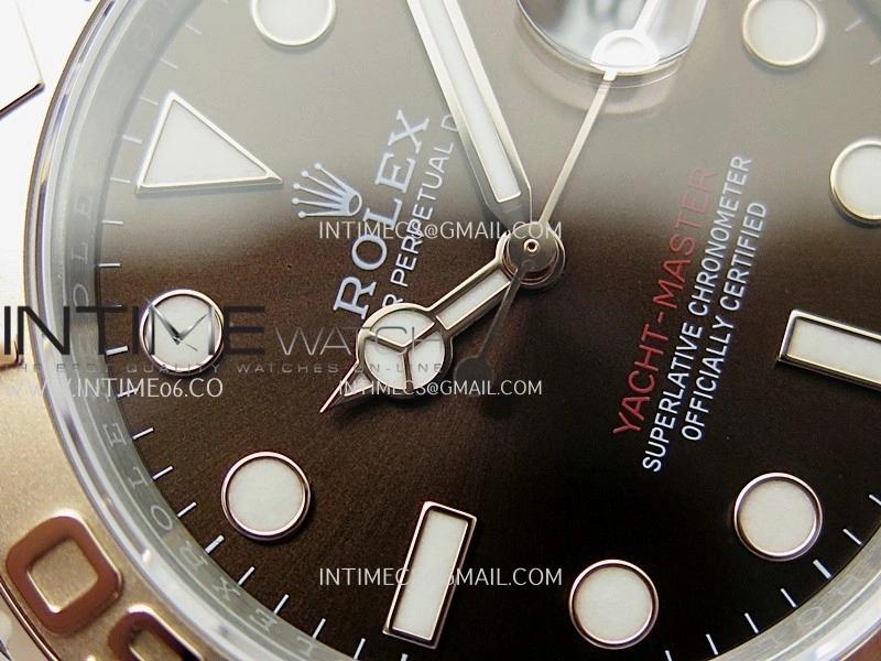 Yacht-Master 126621 SS RG TWSF 1:1 Best Edition Brown Dial On SS RG Bracelet SA3235