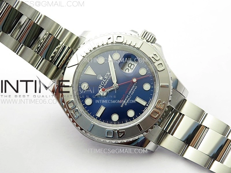 Yacht-Master 126622 904L C+F 1:1 Best Edition Blue Dial on SS Bracelet VR3235