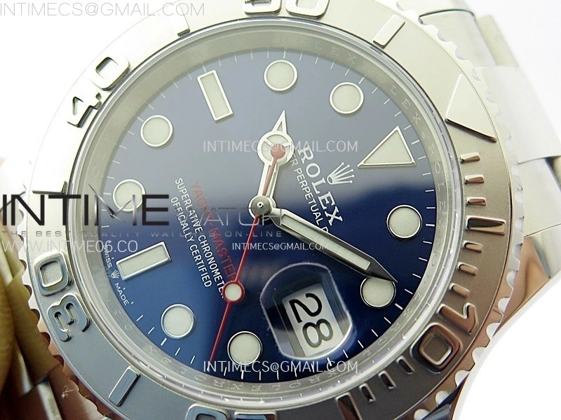 Yacht-Master 126622 904L C+F 1:1 Best Edition Blue Dial on SS Bracelet VR3235