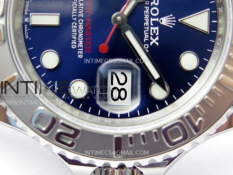 Yacht-Master 126622 904L C+F 1:1 Best Edition Blue Dial on SS Bracelet VR3235
