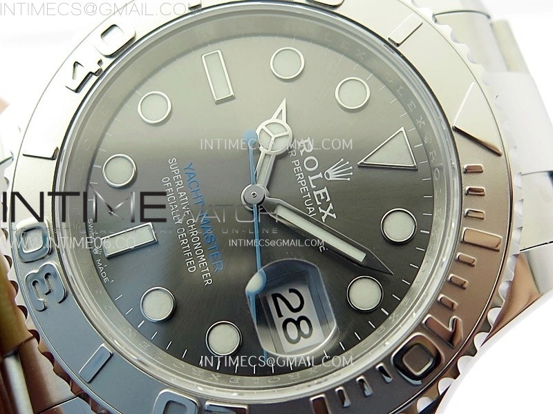 Yacht-Master 126622 904L C+F 1:1 Best Edition Rhodium Dial on SS Bracelet VR3235
