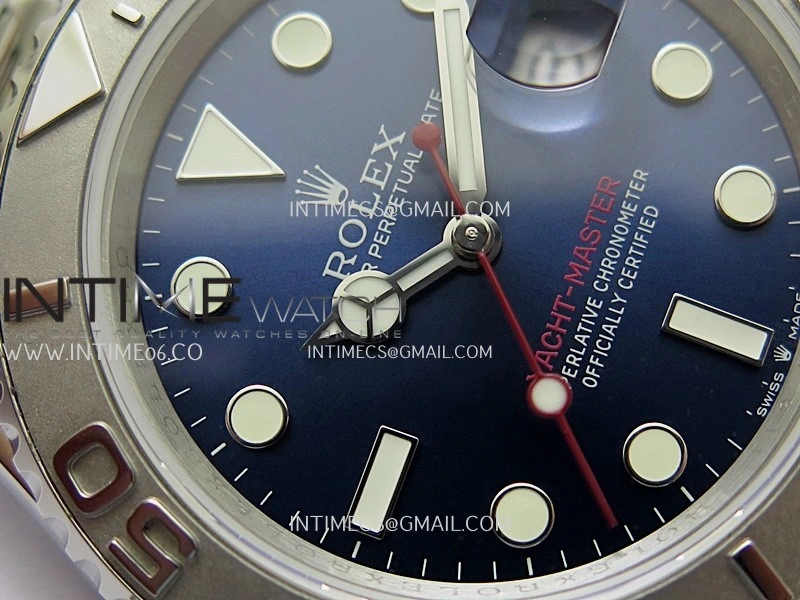 Yacht-Master 126622 904L QF 1:1 Best Edition Blue Dial On 904L SS Bracelet SH3235